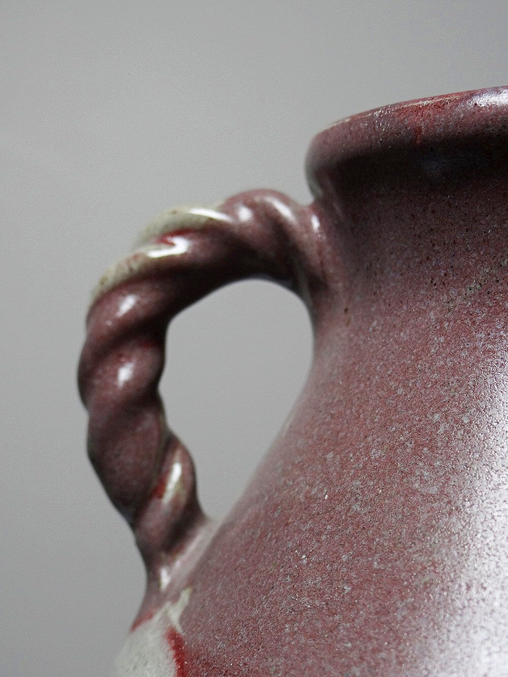 Vase studio pottery Milly Finn UK vintage 60s-70s stoneware