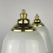 Vintage Italian table lamps in Murano glass, 1980s, set of 2.