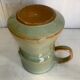 Jug and its vintage stoneware glasses