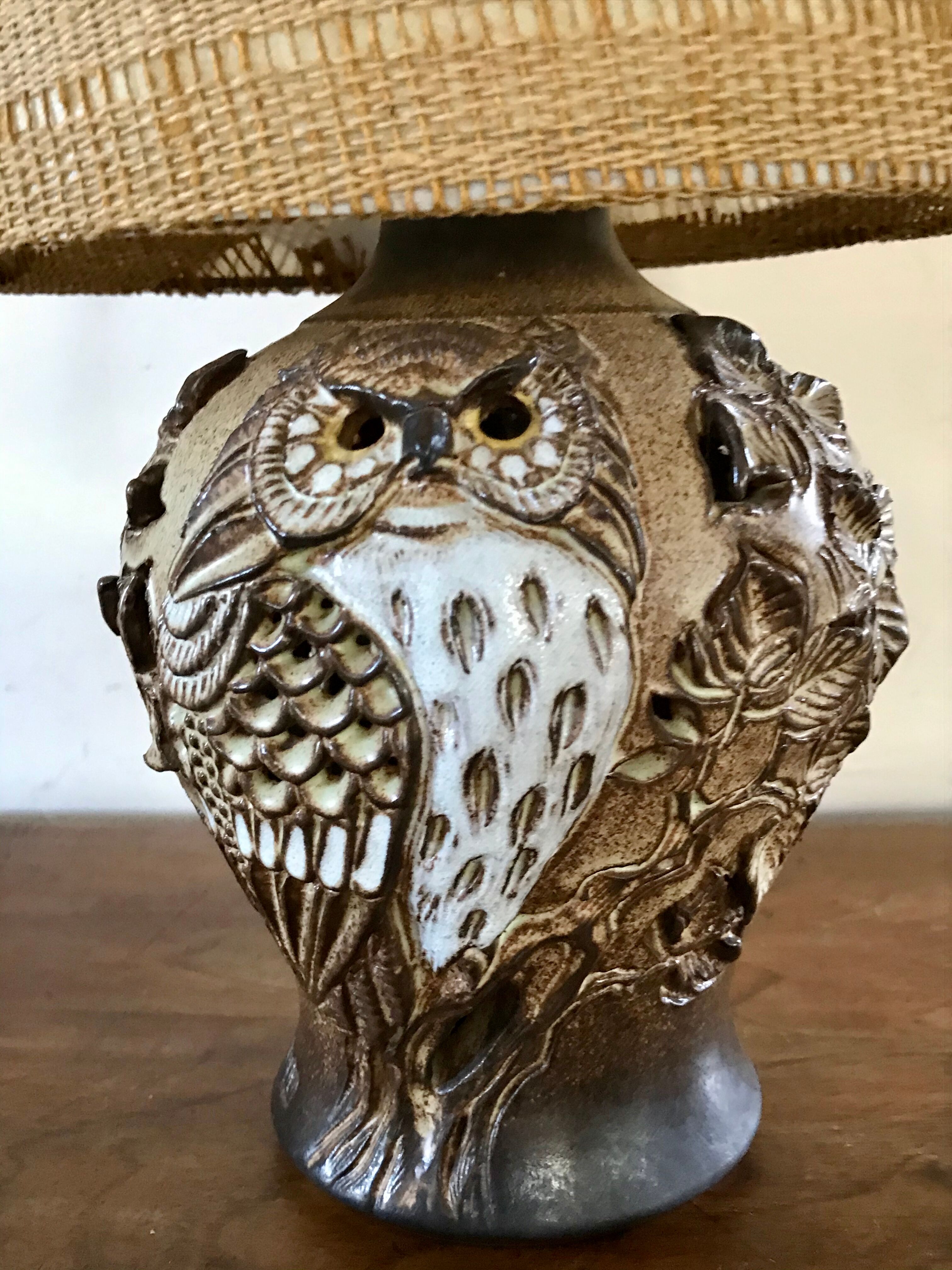 Ceramic lamp by Vallauris Fonck - Mateo