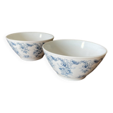 Two Ravanel opaline bowls