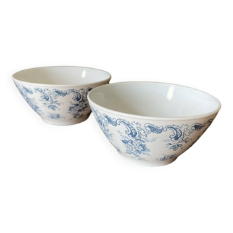 Two Ravanel opaline bowls