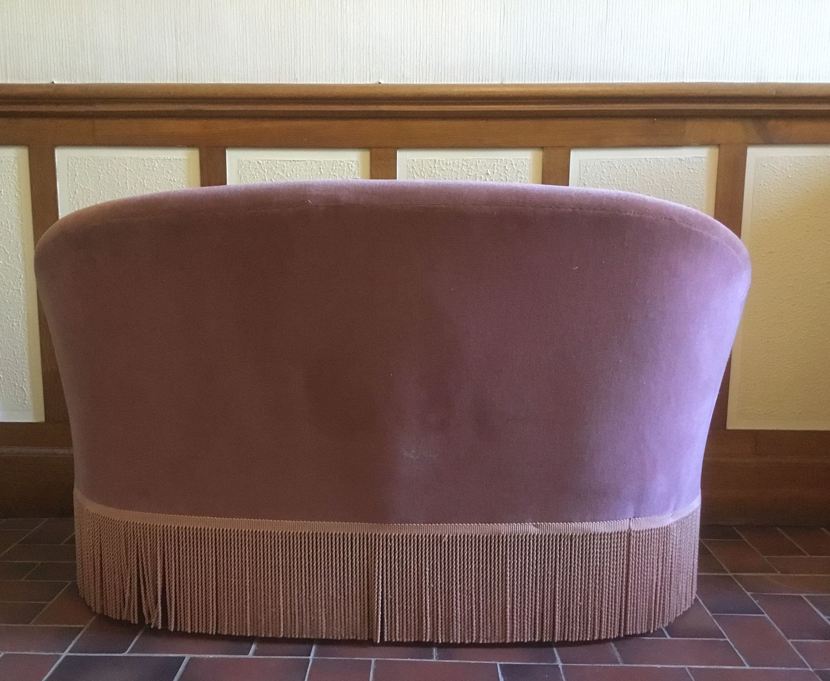 Bench velvet pink