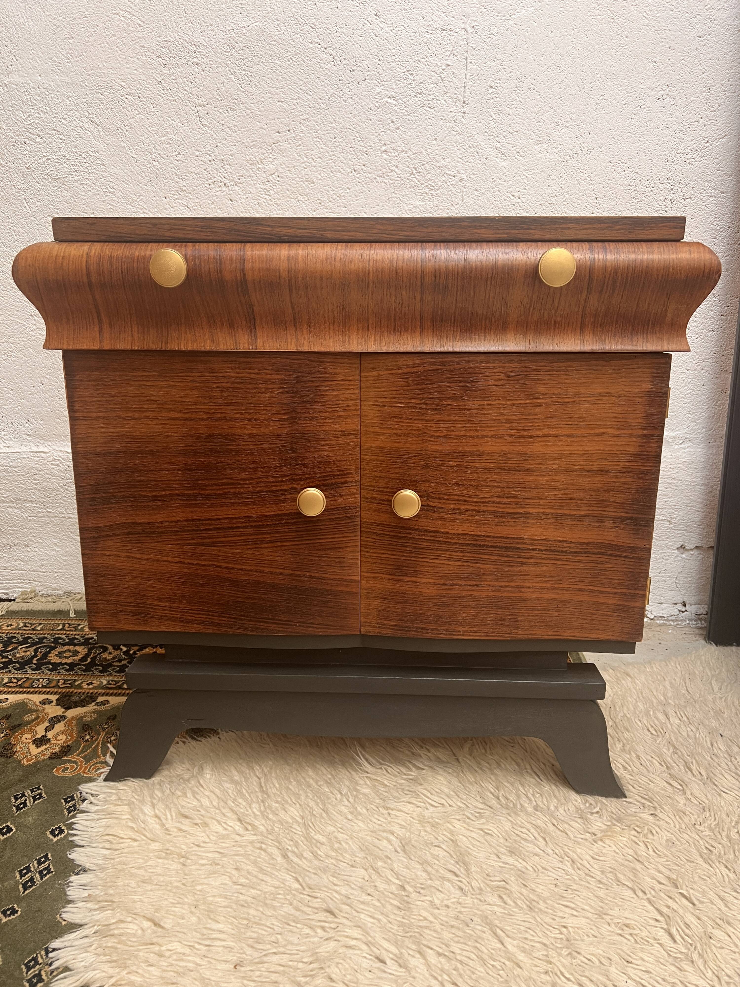 Art Deco side table - Rosewood, 1920s-1950s
