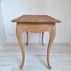 Occasional table, antique desk in solid oak in Louis XV style.