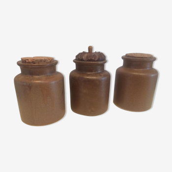 Old stoneware pots