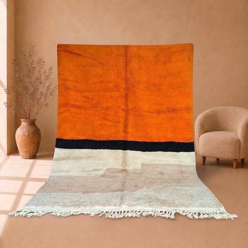 Handmade pure wool rug 150/250 cm