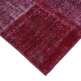 Handmade Oriental Contemporary 199 cm x 300 cm Red Patchwork Carpet