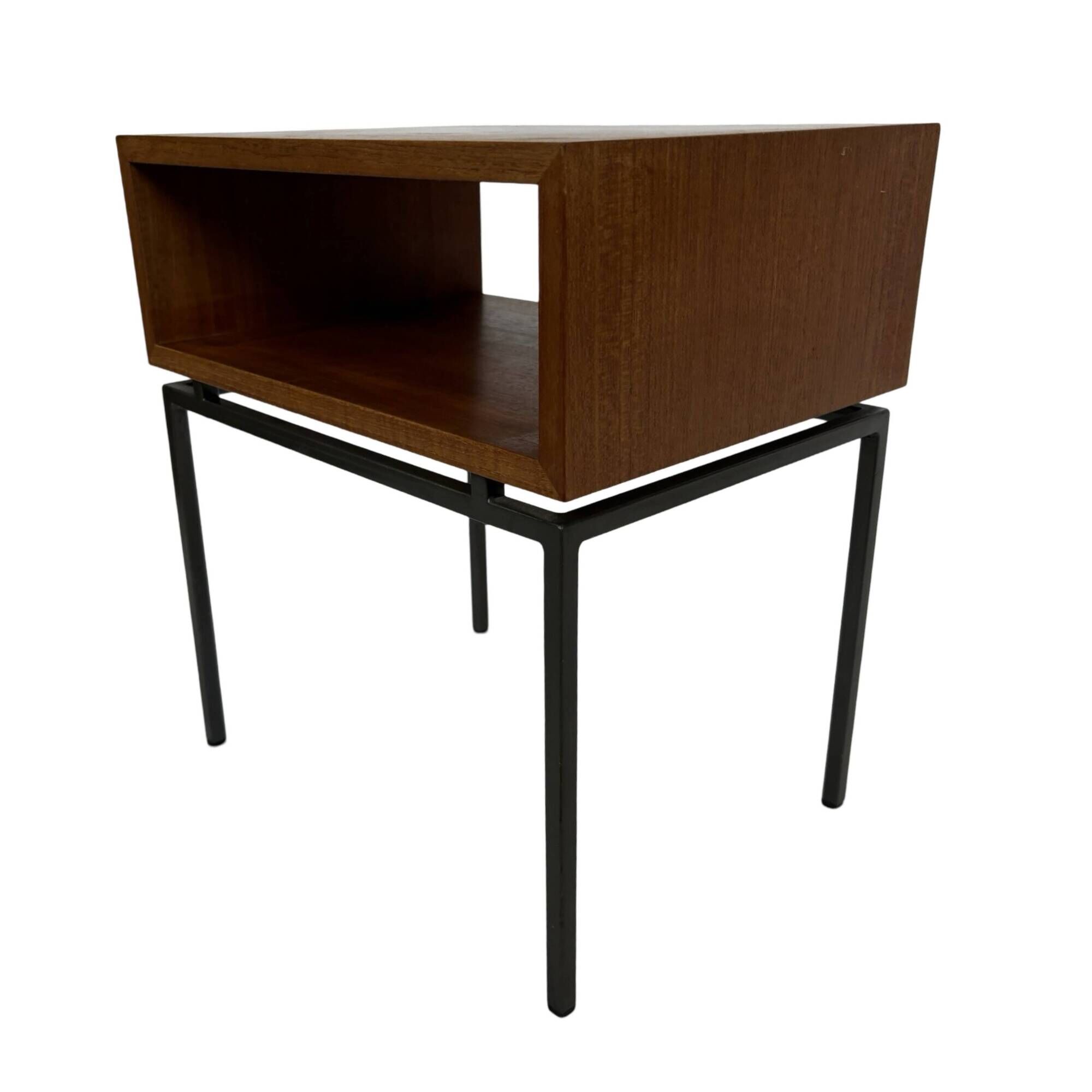 Vintage Pastoe bedside table side table 1960s teak veneer