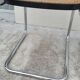 Pair of chairs by Marcel Breuer in black canework model B32 signed Italy