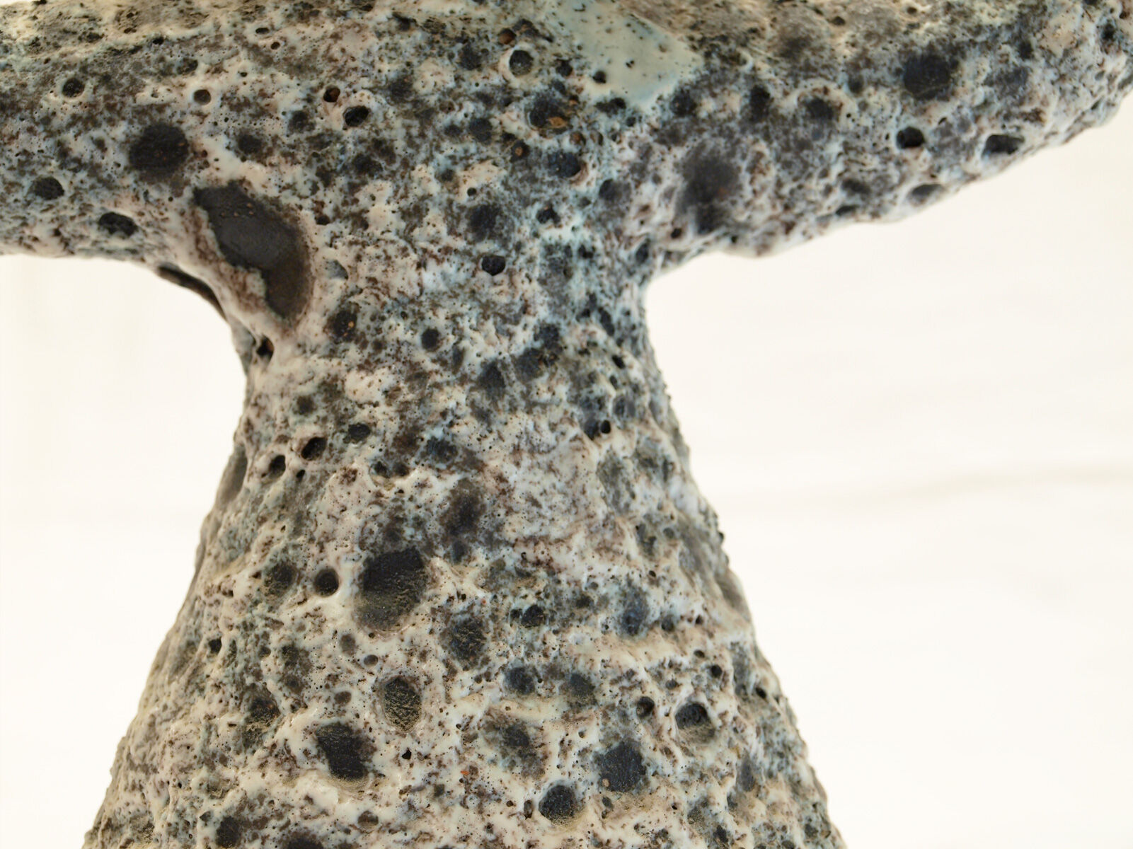 Dieulefit ceramic anthropomorphic candlestick or candlestick