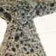 Dieulefit ceramic anthropomorphic candlestick or candlestick
