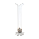 Soliflore ancien verre & étain