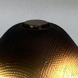 Lampe de table champignon en laiton et verre de l'ère spatiale par Peill & Puzzler 1970