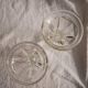 Set of 2 glass candle holders