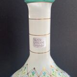 Large signed decanter - Hand decoration - XXth