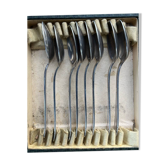 Coffret  de 8 cuillères  à café métal  argenté