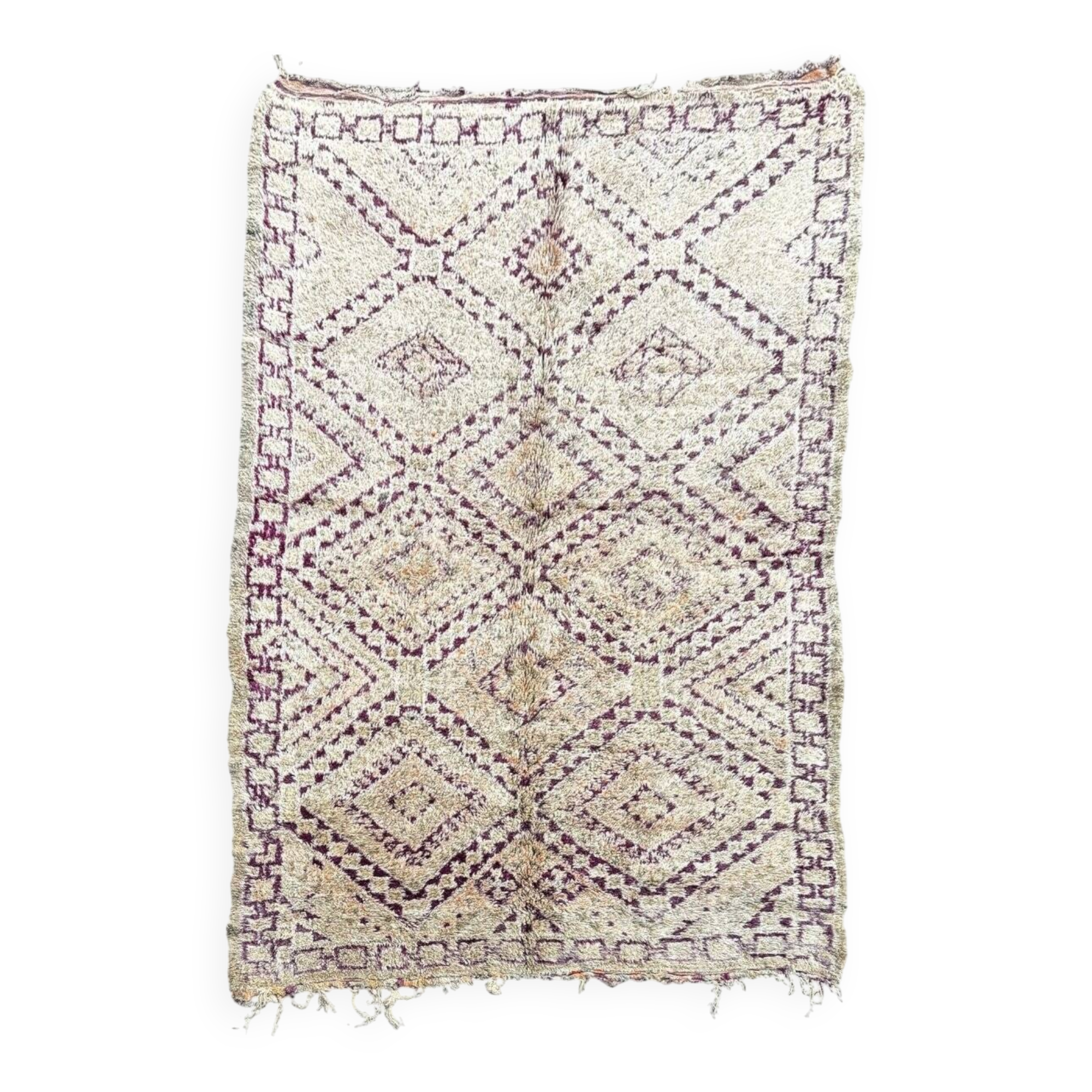 Vintage Berber wool rug, Morocco.