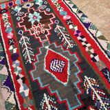 Vintage Moroccan Rug - Small Boujaad Rug - Boucharouit Rug
