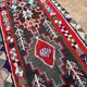 Vintage Moroccan Rug - Small Boujaad Rug - Boucharouit Rug