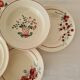 Old hollow plates X6 mismatched model of various French manufacture