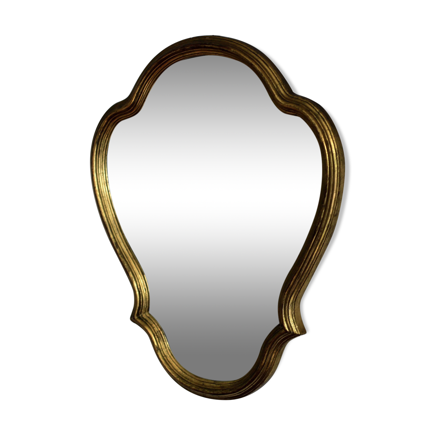 Miroir baroque doré 55x43 très belle patine