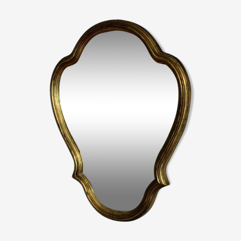 Miroir baroque doré 55x43 très belle patine