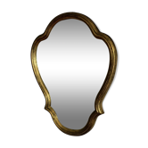 Golden baroque mirror 55x43 very beautiful patina