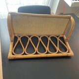 Rattan shelf