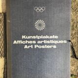 Dorazio piero (1927-2005) olympische spiele münchen, 1972. original poster