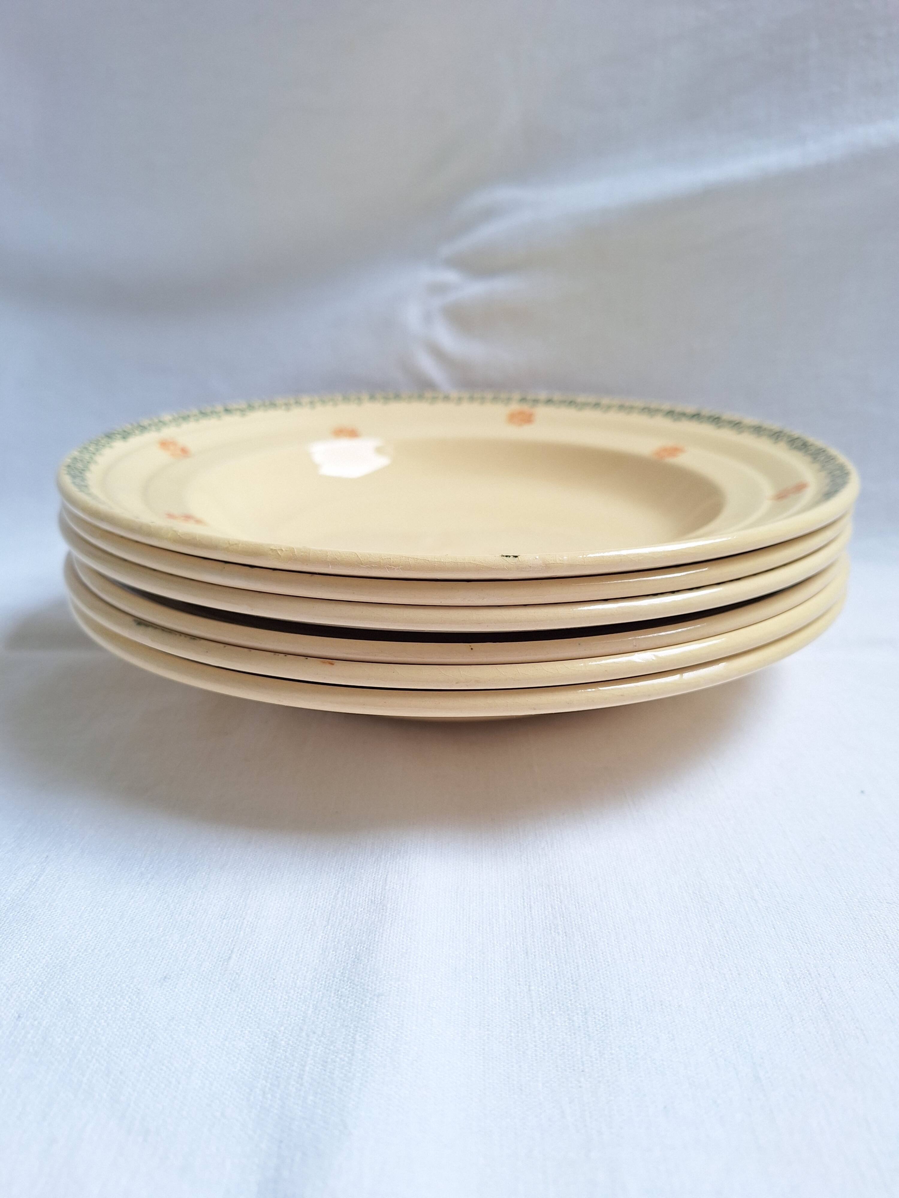 Vintage soup plates