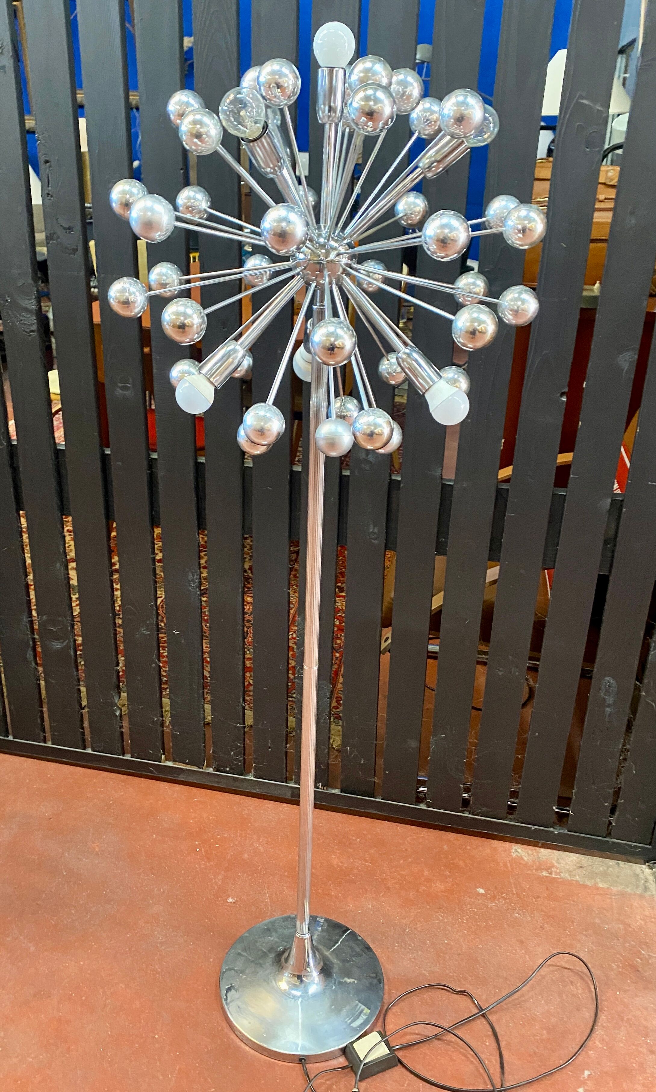 Lampadaire  spoutnik circa 70