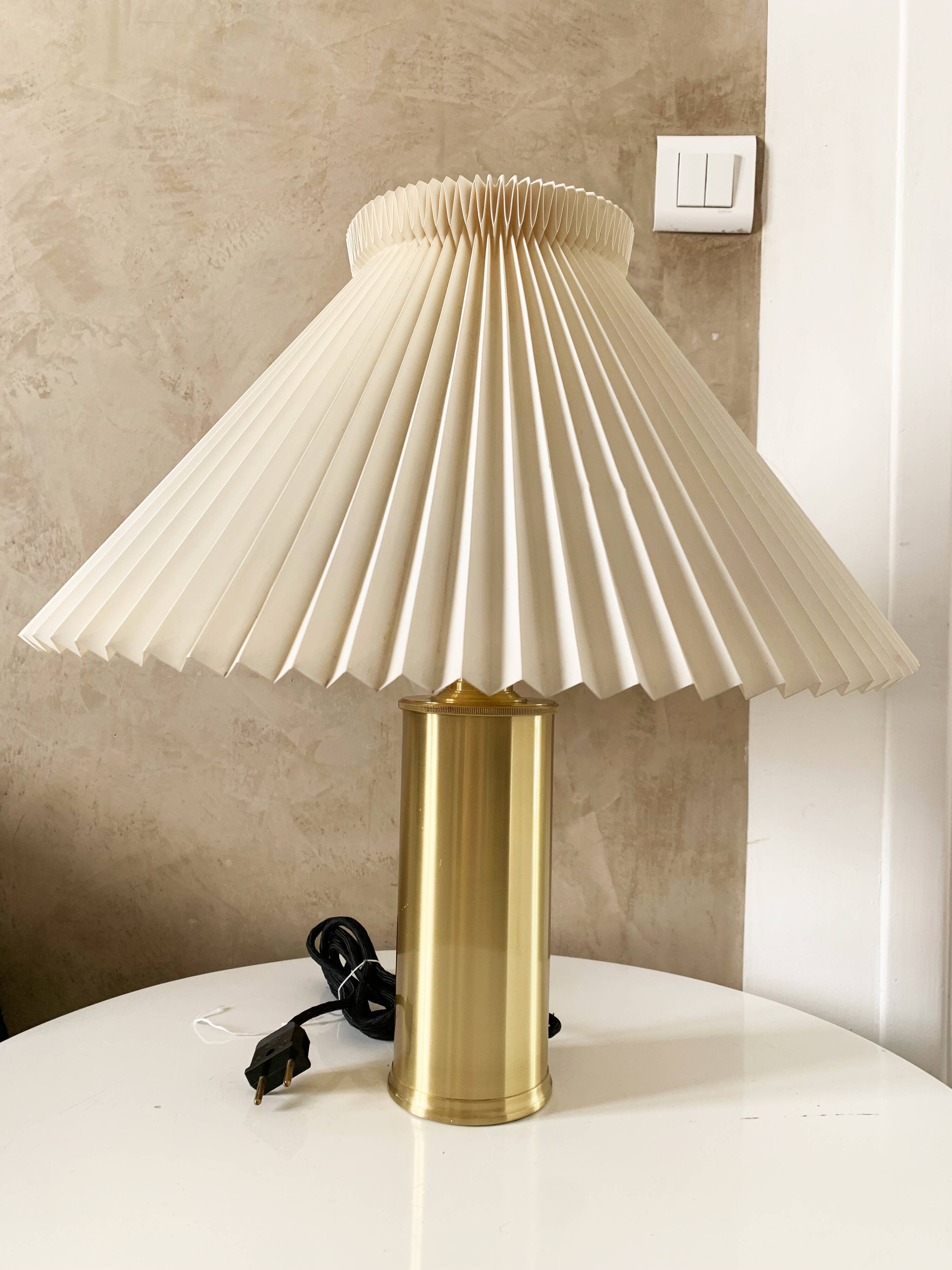Le Klint, Telescopic Table Lamp Model 344 - Design Gunnar Billmann-Petersen - Brass Office Desk Lamp