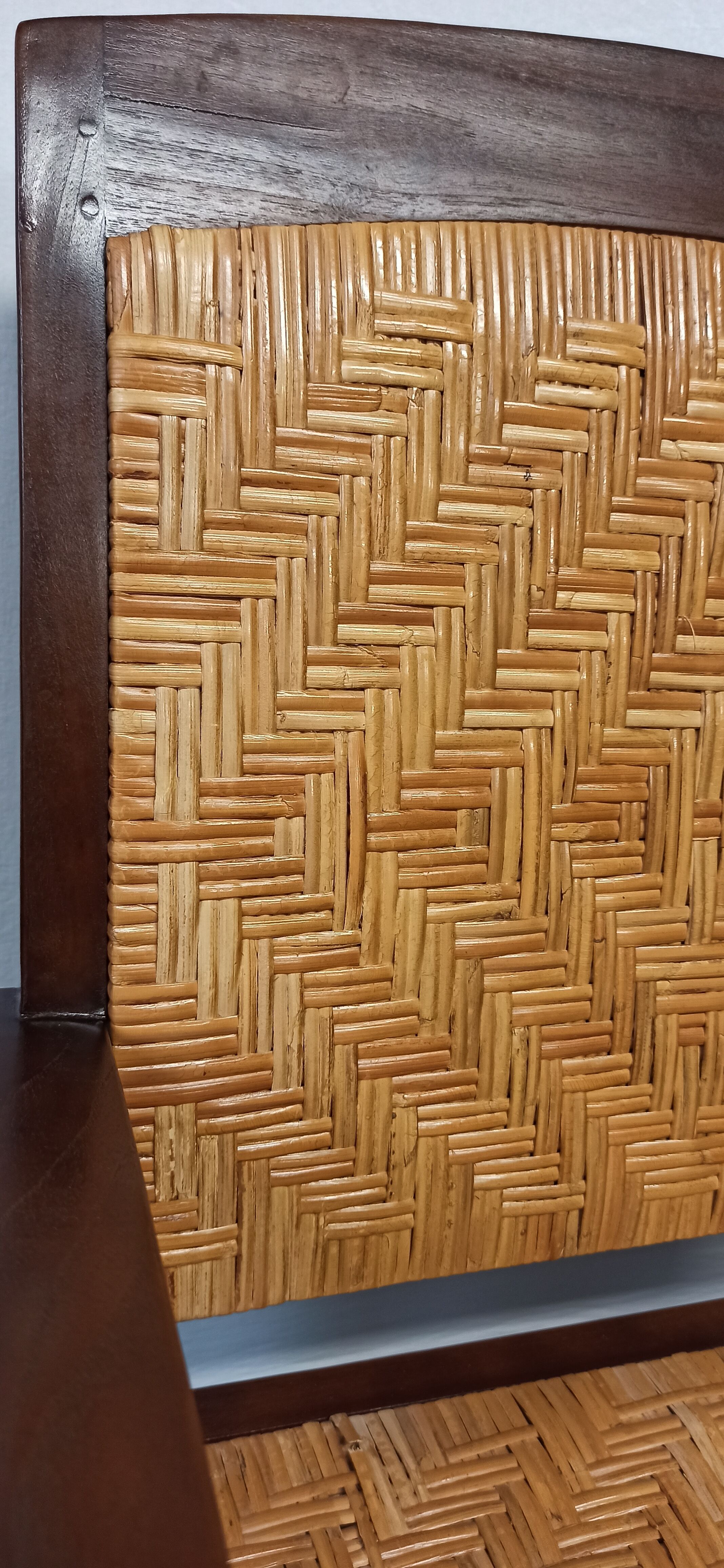 Pair of colonial style armchairs