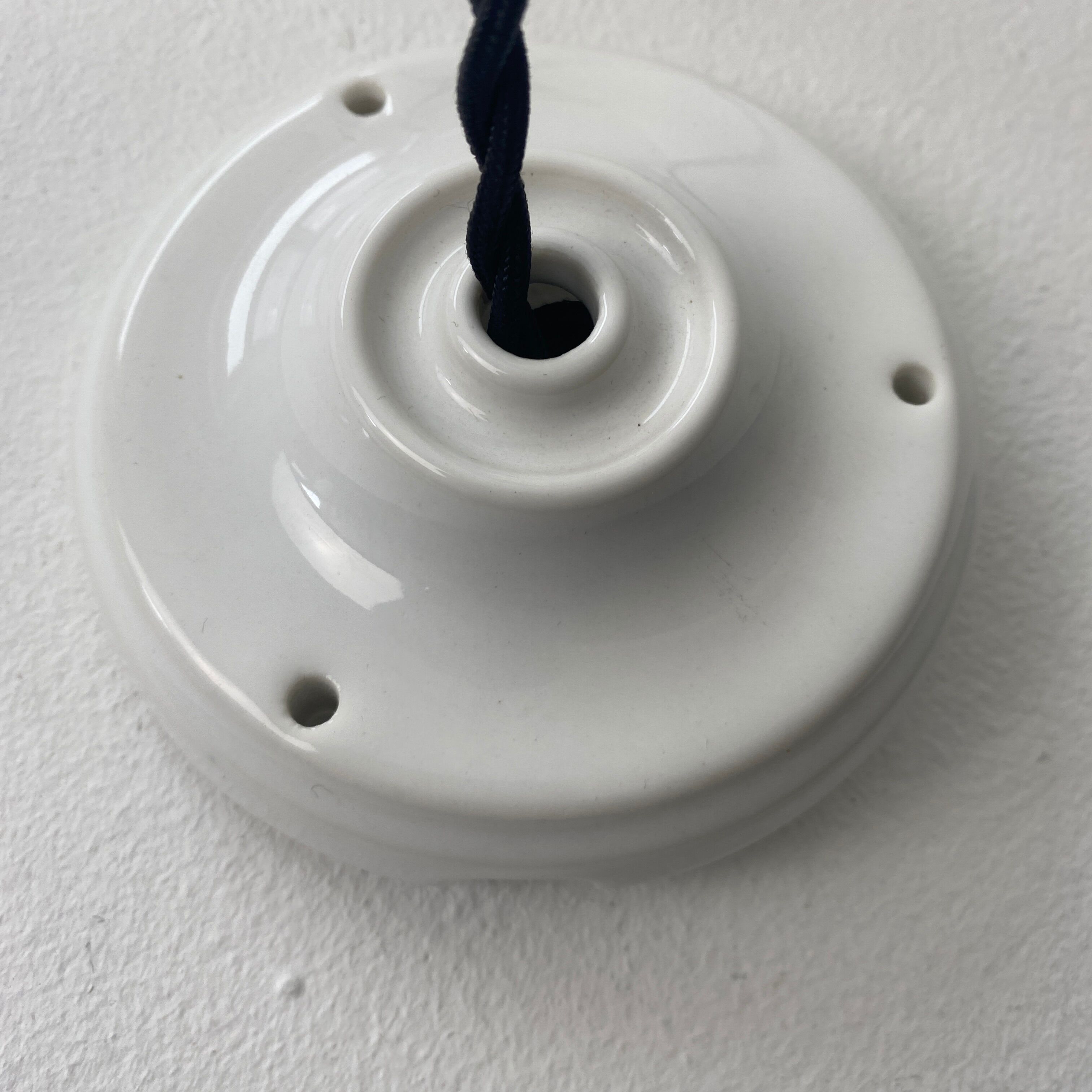 Lot 3 suspensions in vintage opaline 12 cm