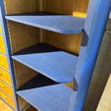 Asymmetrical midnight blue wardrobe