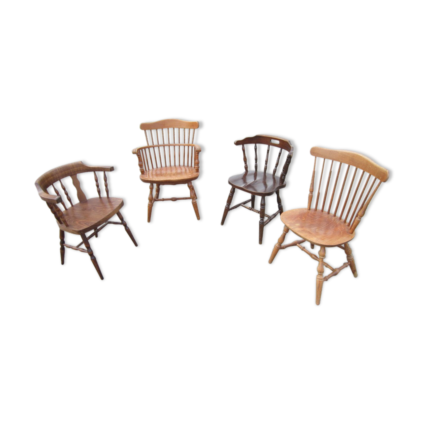 Set of 4 armchairs