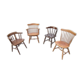 Set of 4 armchairs