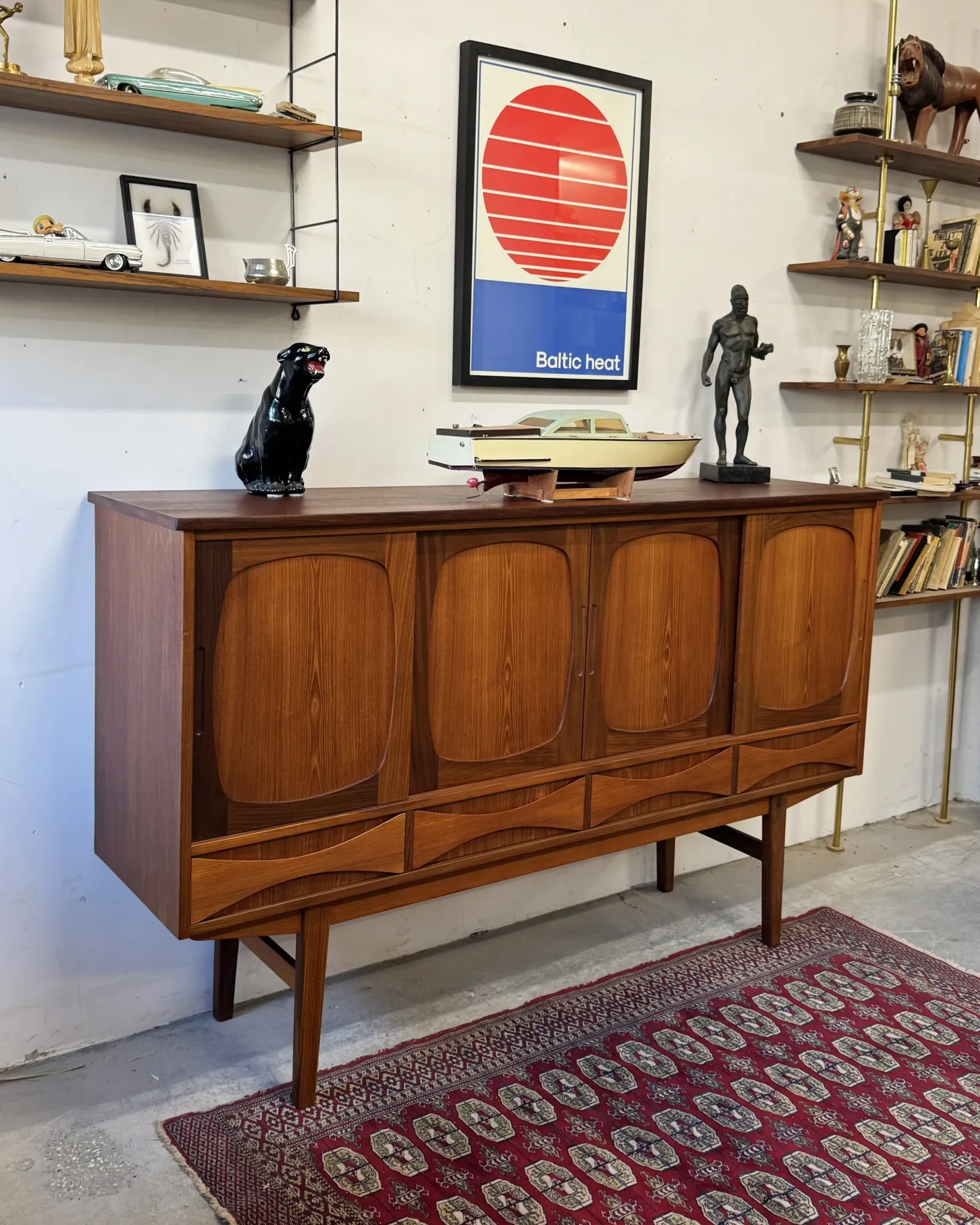Teak sideboard, Denmark, 1960s/70s, vintage, mid-century modern