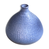 Blue ceramic fig vase by Antonio Lampecco, 70s