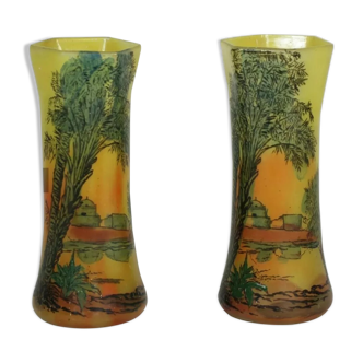 Paire de vases Legras