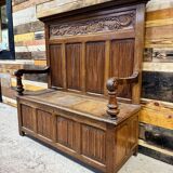 Antique walnut safe - Early 20th century