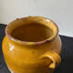 Old pot confit / fat glazed terracotta yellow southwest France