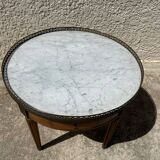 Table basse bouillotte style Louis XVI