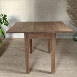 Vintage solid oak drop leaf farmhouse table