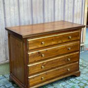 Louis Philippe vintage chest of drawers in solid wood from the 1950s.