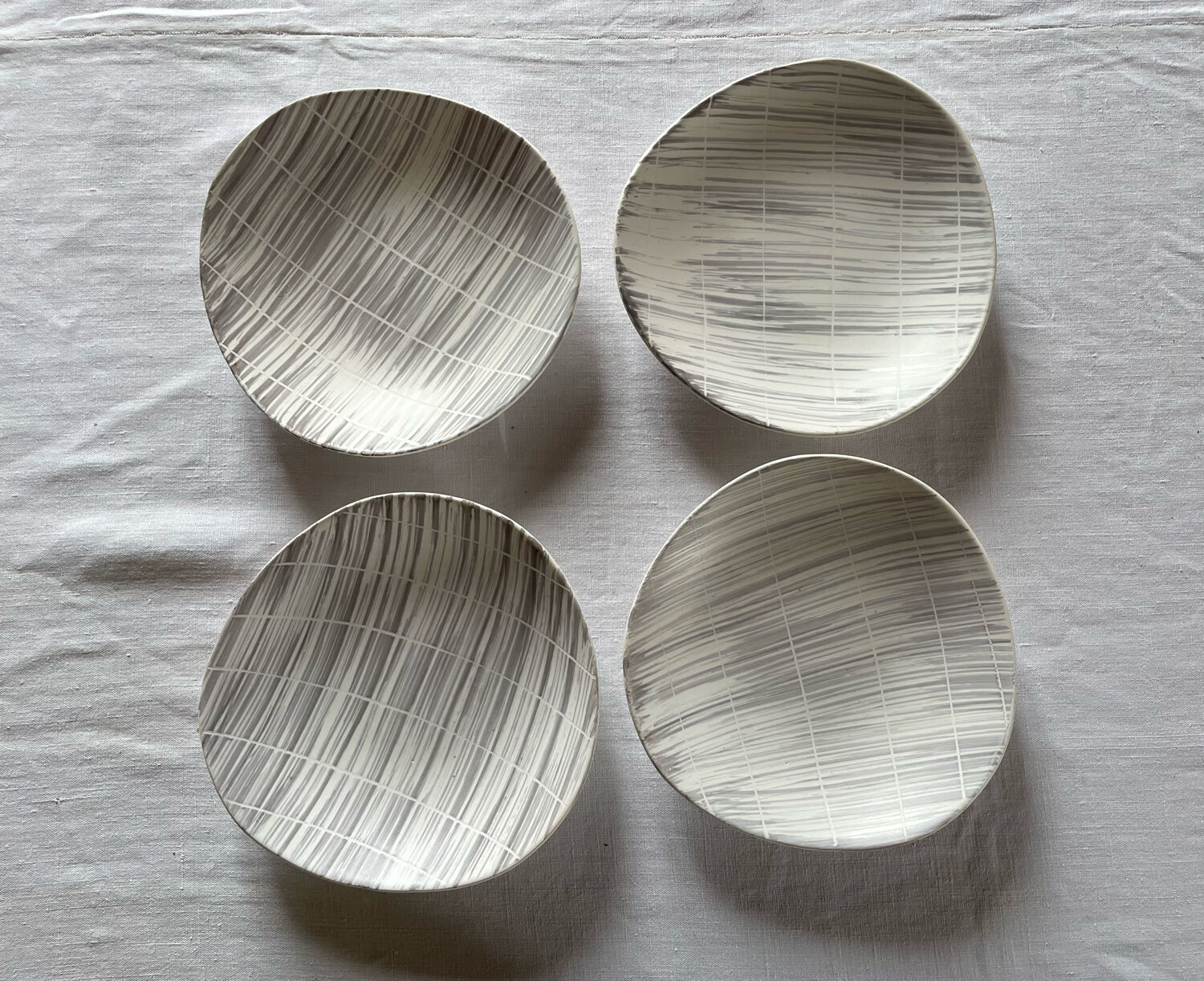 Assiettes Niderviller Voile