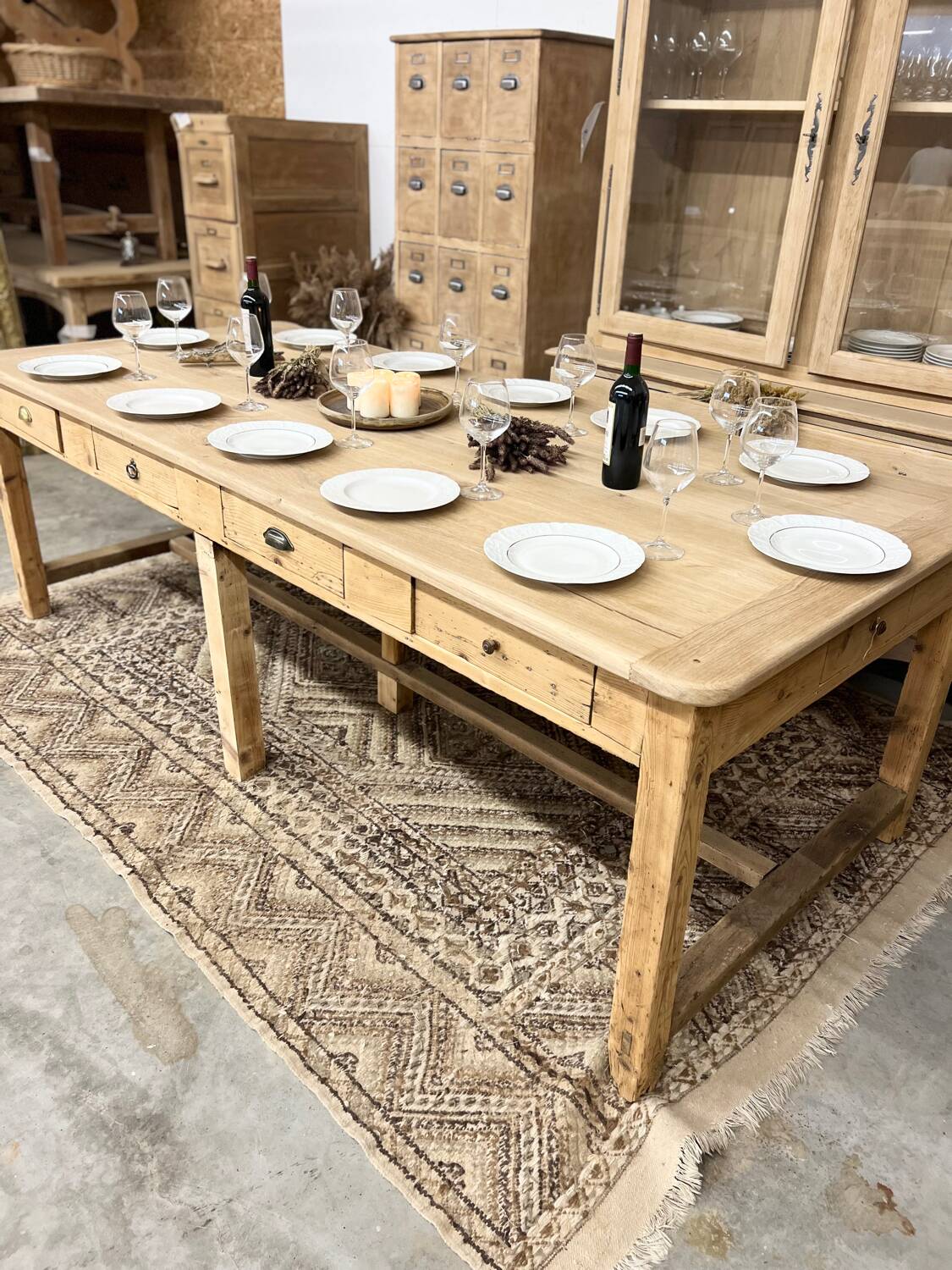 Very large farmhouse table