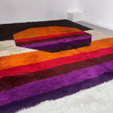 XXL DESSO carpet vintage pop art color from the 70s Scandinavian design Holland