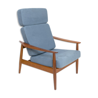 Fauteuil danois en teck Fd 164 par Arne Vodder pour Cado, France & Son NO.2